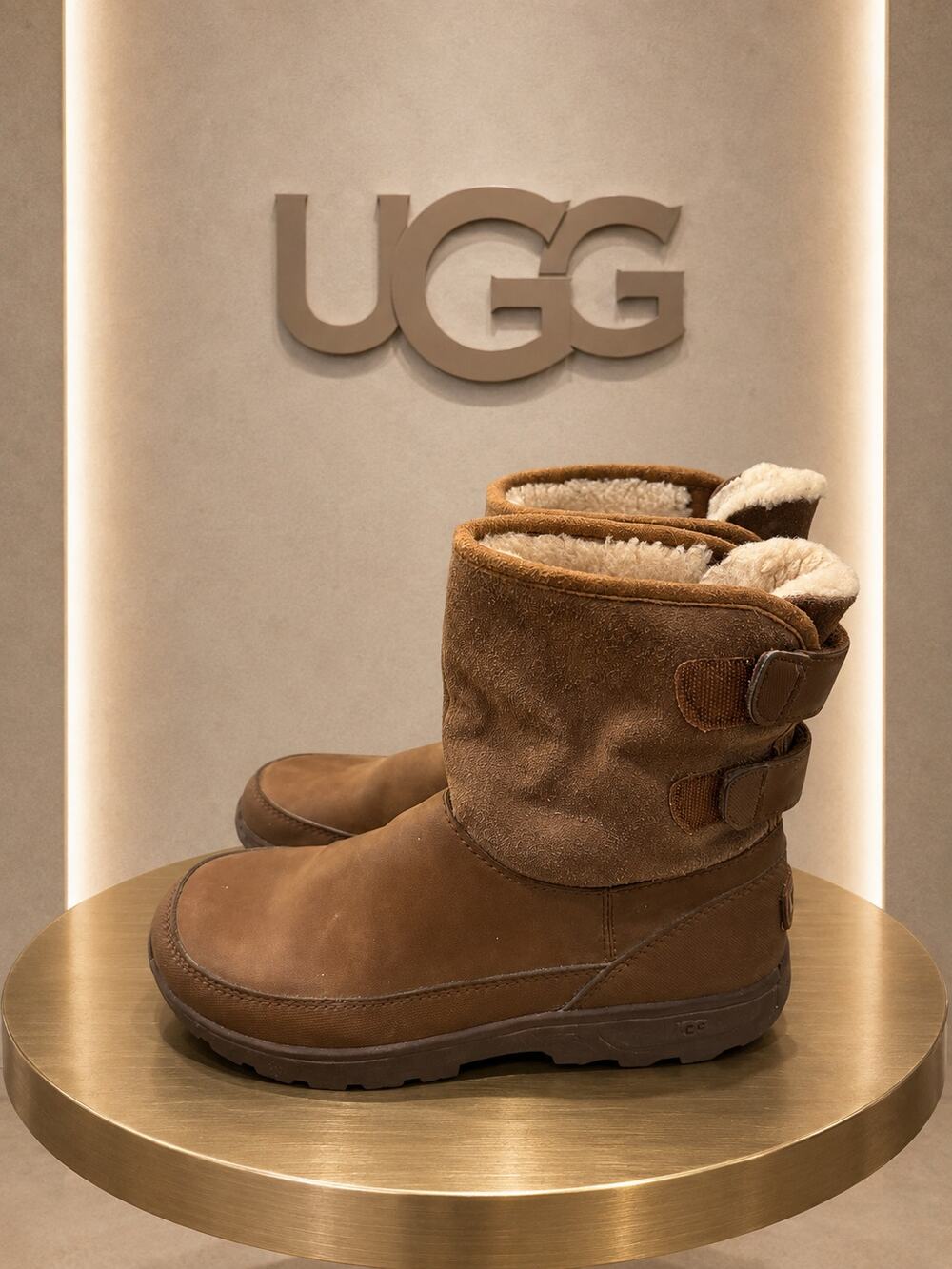 UGG Tamarind Waterproof Winter Boots Brown Wool Lined Women’s 4 EU 34